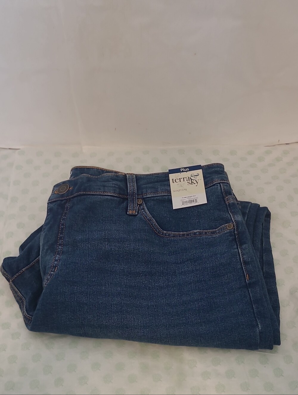 Terra & Sky Plus Dark Wash Blue Skinny Jeans